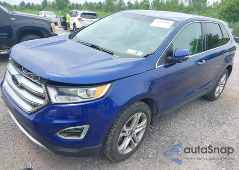 2015 Ford Edge Titanium from USA, damaged, VIN 2FMTK4K84FBB31081